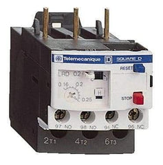 Schneider Electric - 0.1 to 0.16 Amp, 690 VAC, Thermal IEC Overload Relay - Trip Class 10A, For Use with LC1D09 and LC1D38 - Makers Industrial Supply