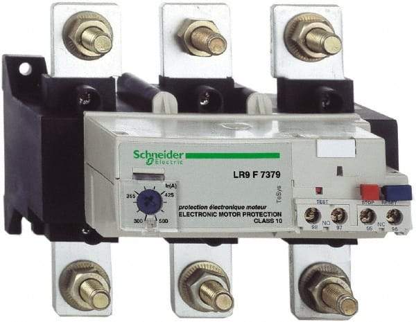 Schneider Electric - 300 to 500 Amp, 1,000 VAC, Thermal IEC Overload Relay - Trip Class 20, For Use with LC1F225 and LC1F500 - Makers Industrial Supply