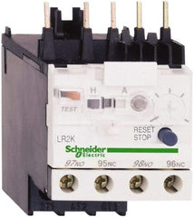 Schneider Electric - 0.54 to 0.8 Amp, 250 VDC, 690 Volt and 690 VAC, Thermal IEC Overload Relay - Trip Class 10A, For Use with LC1K, LC7K, LP1K and LP4K - Makers Industrial Supply