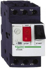 Schneider Electric - 1.60 Amp, 690 VAC at 50/60 Hz, 3 Pole, Bolt On, Clip Motor Circuit Breaker - Thermal Magnetic Trip, Multiple Breaking Capacity Ratings, 78mm Deep x 89mm High x 45mm Wide - Makers Industrial Supply