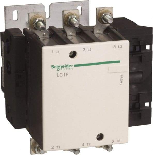 Schneider Electric - 3 Pole, 120 Coil VAC, 115 Amp at 440 VAC, Nonreversible IEC Contactor - Bureau Veritas, CCC, CSA, DNV, EN/IEC 60947-1, EN/IEC 60947-4-1, GL, JEM 1038, LROS, RINA, RMRoS, RoHS Compliant, UL Listed - Makers Industrial Supply