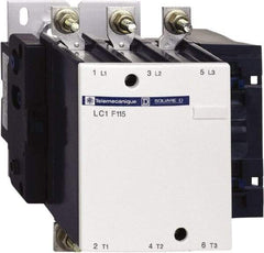 Schneider Electric - 3 Pole, 115 Amp at 440 VAC and 200 Amp at 440 VAC, Nonreversible IEC Contactor - Bureau Veritas, CCC, CSA, DNV, EN/IEC 60947-1, EN/IEC 60947-4-1, GL, JEM 1038, LROS, RINA, RMRoS, RoHS Compliant, UL Listed - Makers Industrial Supply