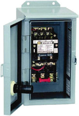 Square D - 3 Pole, 440 Coil VAC at 50 Hz and 480 Coil VAC at 60 Hz, 45 Amp NEMA Contactor - NEMA 12 Enclosure, 50 Hz at 440 VAC and 60 Hz at 480 VAC - Makers Industrial Supply