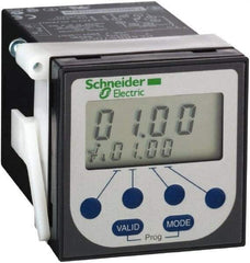 Schneider Electric - 100 hr Delay, Time Delay Relay - 8 Contact Amp, 24 VDC & 24 to 240 VAC at 50/60 Hz - Makers Industrial Supply