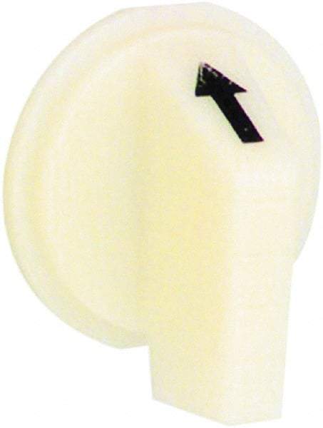 Schneider Electric - 30mm, White, Selector Switch Operating Knob - For Use with Selector Switch - Makers Industrial Supply