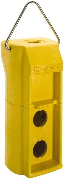 Square D - 2 Hole, 30mm Hole Diameter, Pushbutton Switch Enclosure - Makers Industrial Supply