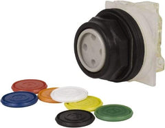 Schneider Electric - 30mm Mount Hole, Flush, Pushbutton Switch with Contact Block - Octagon, Multicolor Pushbutton, Momentary (MO) - Makers Industrial Supply