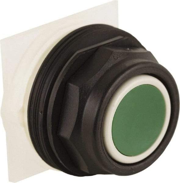 Schneider Electric - 30mm Mount Hole, Extended Straight, Pushbutton Switch Only - Green Pushbutton, Momentary (MO) - Makers Industrial Supply