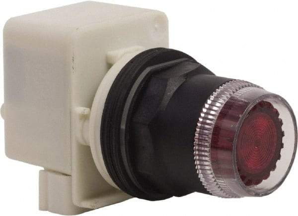 Schneider Electric - 30mm Mount Hole, Extended Straight, Pushbutton Switch Only - Red Pushbutton, Momentary (MO) - Makers Industrial Supply