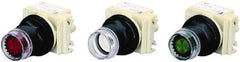 Square D - Flush Pushbutton Switch Operator - Round Button, Incandescent Lamp, Illuminated - Makers Industrial Supply