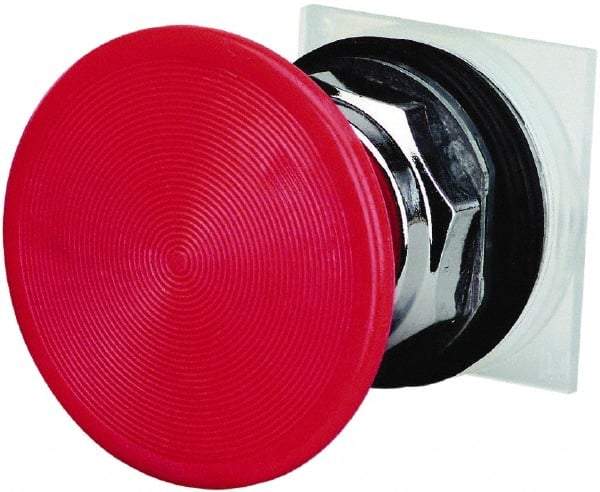 Schneider Electric - 30mm Mount Hole, Extended Straight, Pushbutton Switch Only - Red Pushbutton, Momentary (MO) - Makers Industrial Supply