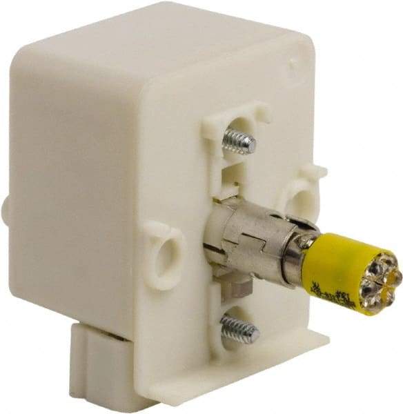 Schneider Electric - 120 VAC, 120 VDC Yellow Lens LED Light Module - Makers Industrial Supply