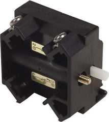 Schneider Electric - 2NC, 3 Amp, Electrical Switch Contact Block - 115 VDC and 240 VAC, Screw Terminal, 1.18 Inch Hole, 30mm Hole - Makers Industrial Supply