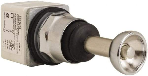 Schneider Electric - 3 Position, Knob Handle, Momentary (MO) Joystick Operator Switch - Panel Mount, IP66, 30mm Mount Hole Diameter - Makers Industrial Supply