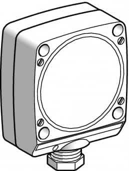 Telemecanique Sensors - PNP, NO/NC, 60mm Detection, Rectangular, Inductive Proximity Sensor - 4 Wires, IP67, 12 to 48 VDC, 80mm Wide - Makers Industrial Supply