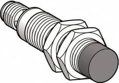 Telemecanique Sensors - NPN, NC, 7mm Detection, Cylinder, Inductive Proximity Sensor - 3 Wires, IP67, IP69, 12 to 48 VDC, M12x1 Thread, 66mm Long - Makers Industrial Supply