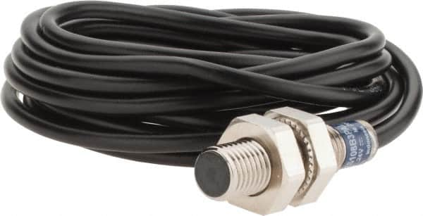 Telemecanique Sensors - PNP, 2.5mm Detection, Cylinder, Inductive Proximity Sensor - 3 Wires, IP65, IP67, 12 to 24 VDC, M8x1 Thread, 33mm Long - Makers Industrial Supply