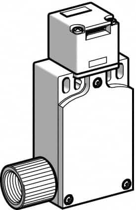 Telemecanique Sensors - 3NC Configuration, Multiple Amp Level, Plastic Key Safety Limit Switch - 52mm Wide x 30mm Deep x 115mm High, IP67 Ingress Rating - Makers Industrial Supply