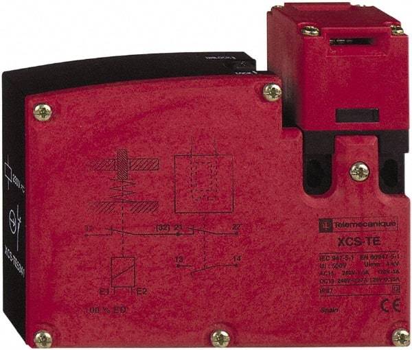 Telemecanique Sensors - 2NC Configuration, Multiple Amp Level, Plastic Key Safety Limit Switch - 110mm Wide x 33mm Deep x 94mm High, IP67 Ingress Rating - Makers Industrial Supply