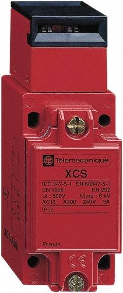 Telemecanique Sensors - 3NC Configuration, Multiple Amp Level, Metal Key Safety Limit Switch - 40mm Wide x 44mm Deep x 114mm High, IP67 Ingress Rating - Makers Industrial Supply