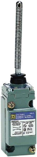 Square D - DPDT, 2NC/2NO, 600 Volt Screw Terminal, Cat Whisker Actuator, General Purpose Limit Switch - 1, 2, 4, 6, 12, 13, 6P NEMA Rating, IP67 IPR Rating - Makers Industrial Supply