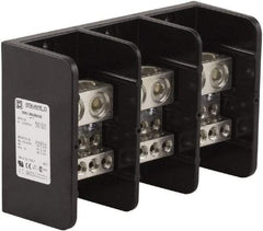 Square D - 3 Poles, 760 (Copper) Amp, Phenolic Power Distribution Block - 600 VAC, 2 Primary Connection - Makers Industrial Supply