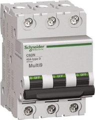 Schneider Electric - 25 Amp, 480Y/277 V, 3 Pole, DIN Rail Mount Miniature Circuit Breaker - Thermal Magnetic Trip - Makers Industrial Supply