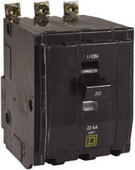 Square D - 40 Amp, 240 VAC, 3 Pole, Bolt On Miniature Circuit Breaker - 8-2 AWG - Makers Industrial Supply