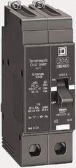 Square D - 60 Amp, 480Y/277 V, 2 Pole, Bolt On Miniature Circuit Breaker - 18 kA Breaking Capacity, 12, 14 AWG - Makers Industrial Supply