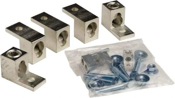 Square D - 4, 1/0, 14-1/0, 14-2/0 AWG, Mechanical Transformer Lug Kit - For Use with Single Phase Primary and Secondary Transformers, Three Phase Delta with Center Tap, Three Phase Wye Secondary Transformers - Makers Industrial Supply