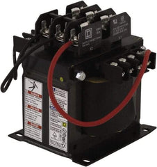 Square D - 1 Phase, 500 VA, Top Mount Fuse Block Control Transformer - 131°F Temp Rise - Makers Industrial Supply