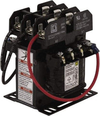 Square D - 75 VA, Top Mount Fuse Block Control Transformer - 3.34 Inch Deep - Makers Industrial Supply