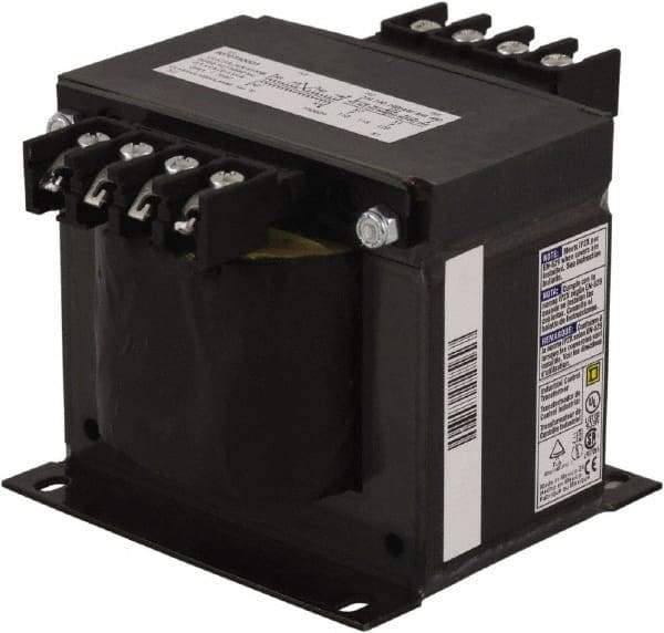 Square D - 500 VA, Control Transformer - 5.46 Inch Deep - Makers Industrial Supply