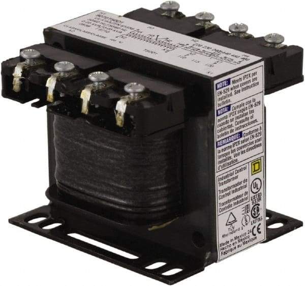 Square D - 1 Phase, 50 VA, Control Transformer - 131°F Temp Rise - Makers Industrial Supply