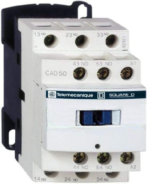 Schneider Electric - 5NO, 24 VAC at 50/60 Hz Control Relay - 17 V - Makers Industrial Supply