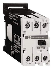 Schneider Electric - NC/NO, 480 VAC at 50/60 Hz Control Relay - DIN Rail Mount - Makers Industrial Supply