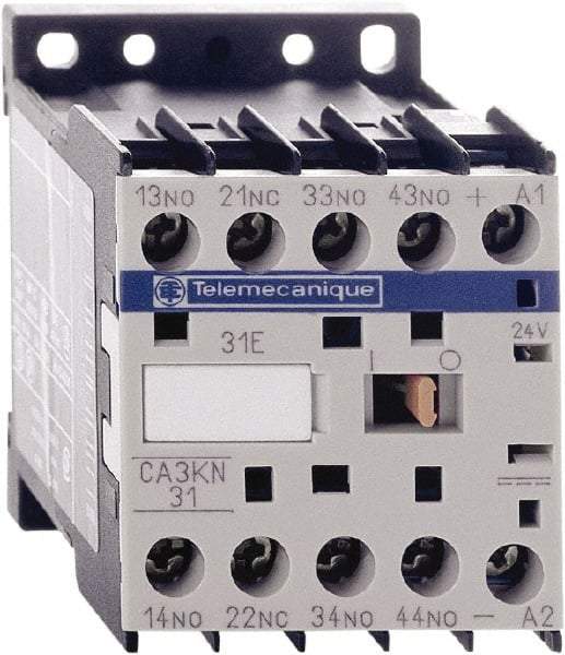 Schneider Electric - 4NO, 24 VDC Control Relay - 17 V - Makers Industrial Supply