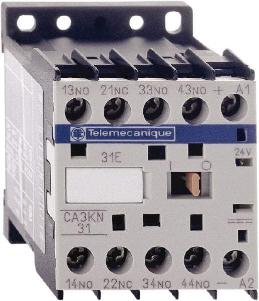 Schneider Electric - 2NC/2NO, 24 VDC Control Relay - 17 V - Makers Industrial Supply