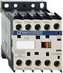 Schneider Electric - 4NO, 230-240 VAC at 50/60 Hz Control Relay - 17 V - Makers Industrial Supply