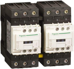 Schneider Electric - 3 Pole, 24 Coil VAC at 50/60 Hz, 500 Amp at 440 VAC, Reversible IEC Contactor - 1 Phase hp: 3 at 115 VAC, 7.5 at 230/240 VAC, 3 Phase hp: 15 at 200/208 VAC, 15 at 230/240 VAC, 40 at 460/480 VAC, 40 at 575/600 VAC - Makers Industrial Supply