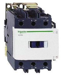 Schneider Electric - 3 Pole, 120 Coil VAC at 50/60 Hz, 95 Amp at 440 VAC, Nonreversible IEC Contactor - Bureau Veritas, CCC, CSA C22.2 No. 14, DNV, EN/IEC 60947-4-1, EN/IEC 60947-5-1, GL, GOST, LROS, RINA, UL 508 - Makers Industrial Supply