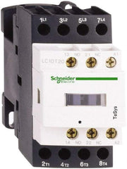 Schneider Electric - 4 Pole, 24 Coil VAC at 50/60 Hz, 32 Amp at 440 VAC, Nonreversible IEC Contactor - Bureau Veritas, CCC, CSA, CSA C22.2 No. 14, DNV, EN/IEC 60947-4-1, EN/IEC 60947-5-1, GL, GOST, LROS, RINA, UL 508, UL Listed - Makers Industrial Supply