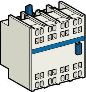 Schneider Electric - Contactor Auxiliary Contact Block - For Use with TeSys D - Makers Industrial Supply