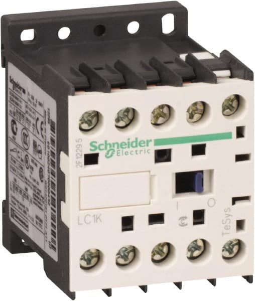 Schneider Electric - 3 Pole, 480 Coil VAC at 50/60 Hz, 6 Amp at 440 VAC, Nonreversible IEC Contactor - BS 5424, CSA, IEC 60947, NF C 63-110, RoHS Compliant, UL Listed, VDE 0660 - Makers Industrial Supply