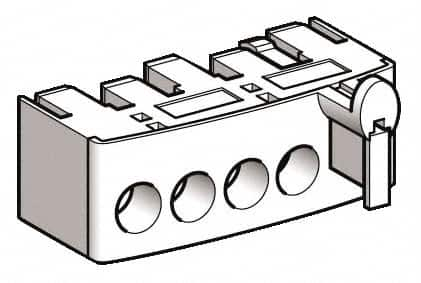 Schneider Electric - Starter Control Terminal Block - For Use with LU2BA0, LU2BB0, LU2MB0, LU6MB0, TeSys U - Makers Industrial Supply