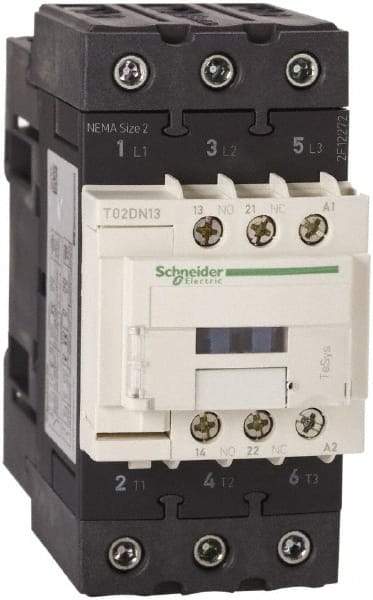 Square D - 3 Pole, 24 Coil VDC, 45 Amp NEMA Contactor - Open Enclosure - Makers Industrial Supply