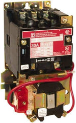 Square D - No Enclosure, 3 Pole, Mechanically Held Lighting Contactor - 60 A (Tungsten), 277 VAC at 60 Hz - Makers Industrial Supply