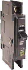 Square D - 30 Amp, 240 VAC, 1 Pole, Panel Mount Miniature Circuit Breaker - 14-2 AWG - Makers Industrial Supply