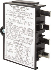 Square D - 100 Amp Circuit Breaker Jumper Bar Assembly - Use with QOU Circuit Breaker - Makers Industrial Supply