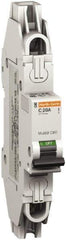 Schneider Electric - 6 Amp, 277 VAC, 1 Pole, Miniature Circuit Breaker - Thermal Magnetic Trip, 10 kA at 277 VAC Breaking Capacity, 74mm Deep x 141mm High x 18mm Wide - Makers Industrial Supply